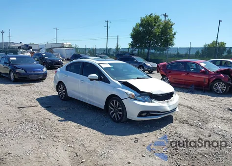 2015 Honda Civic Ex-L from USA, damaged, VIN 19XFB2F95FE022551